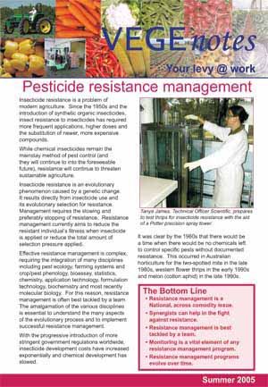 Pesticide Resistance